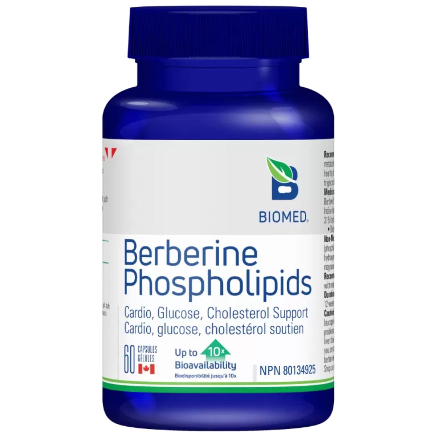 Biomed Berberine Phospholipids, 60 Capsules