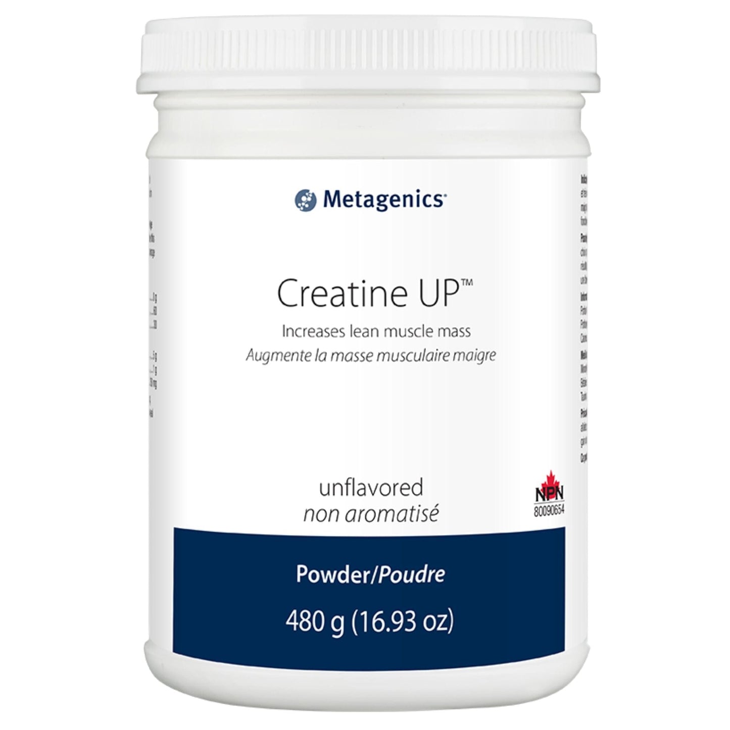 Metagenics Creatine UP Powder with Betaine and Taurine, Increases Lean Muscle Mass, 480g