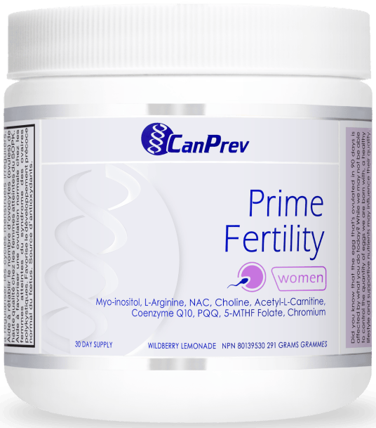 CanPrev Prime Fertility Powder for Women, Ovulation Support To Maximize Fertility & Improve Chance of Conception, 291g/30 Servings