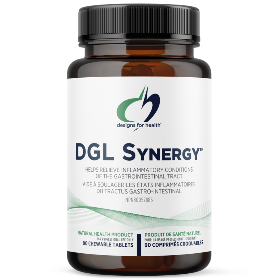 90 Chewable Tablets | Designs For Health DGL Synergy