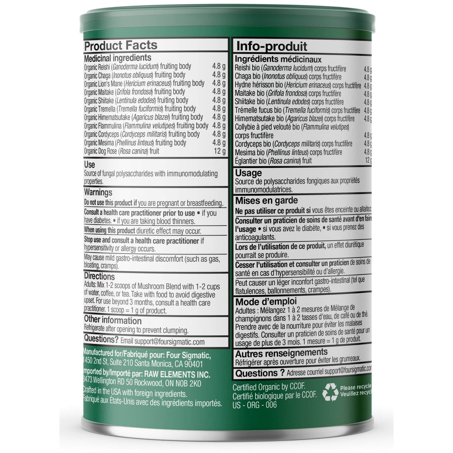 60g | Four Sigmatic Mushroom Blend Mix