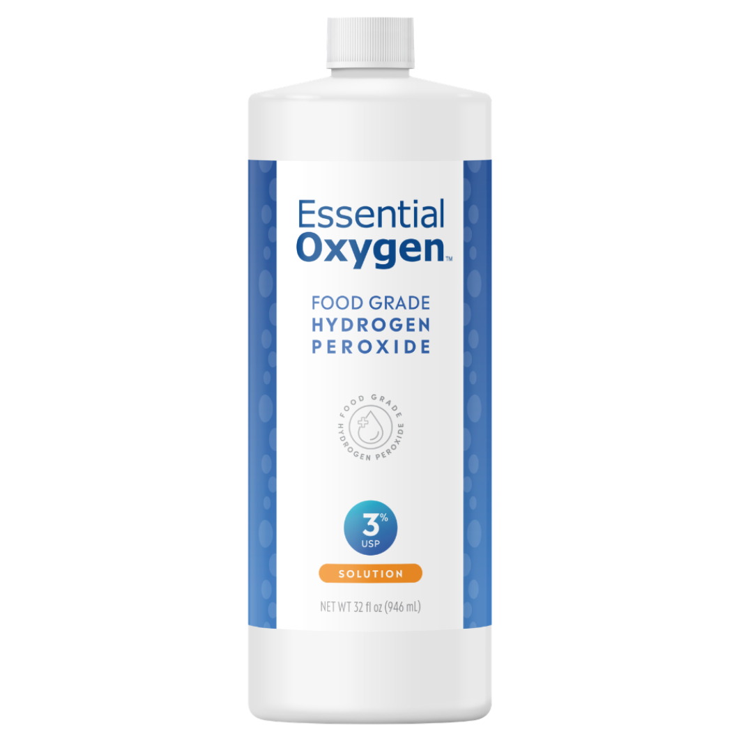 Essential Oxygen Food Grade Hydrogen Peroxide 3% 946ml