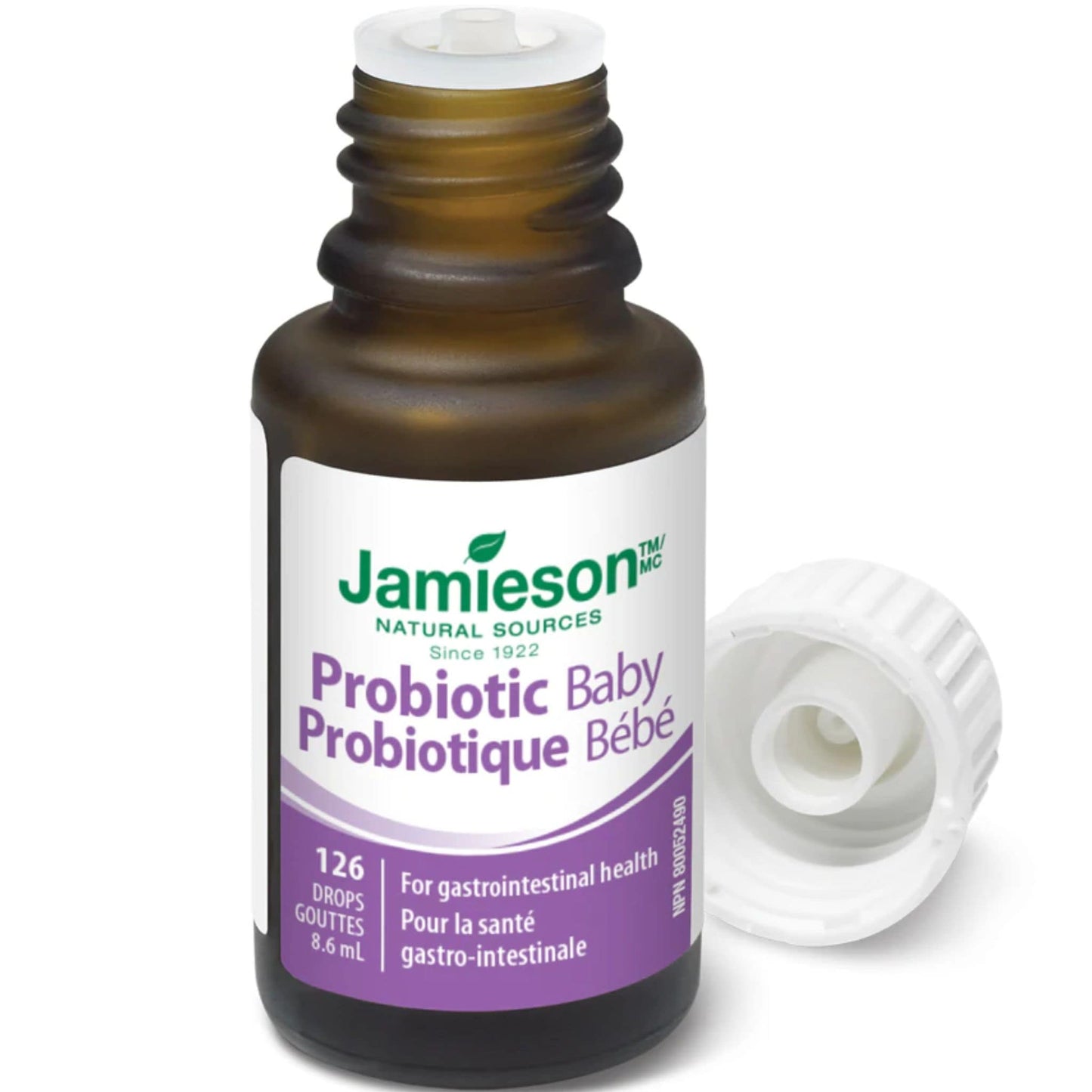 8.6 mL / 126 Liquid Drops | Jamieson Probiotic Baby Bottle