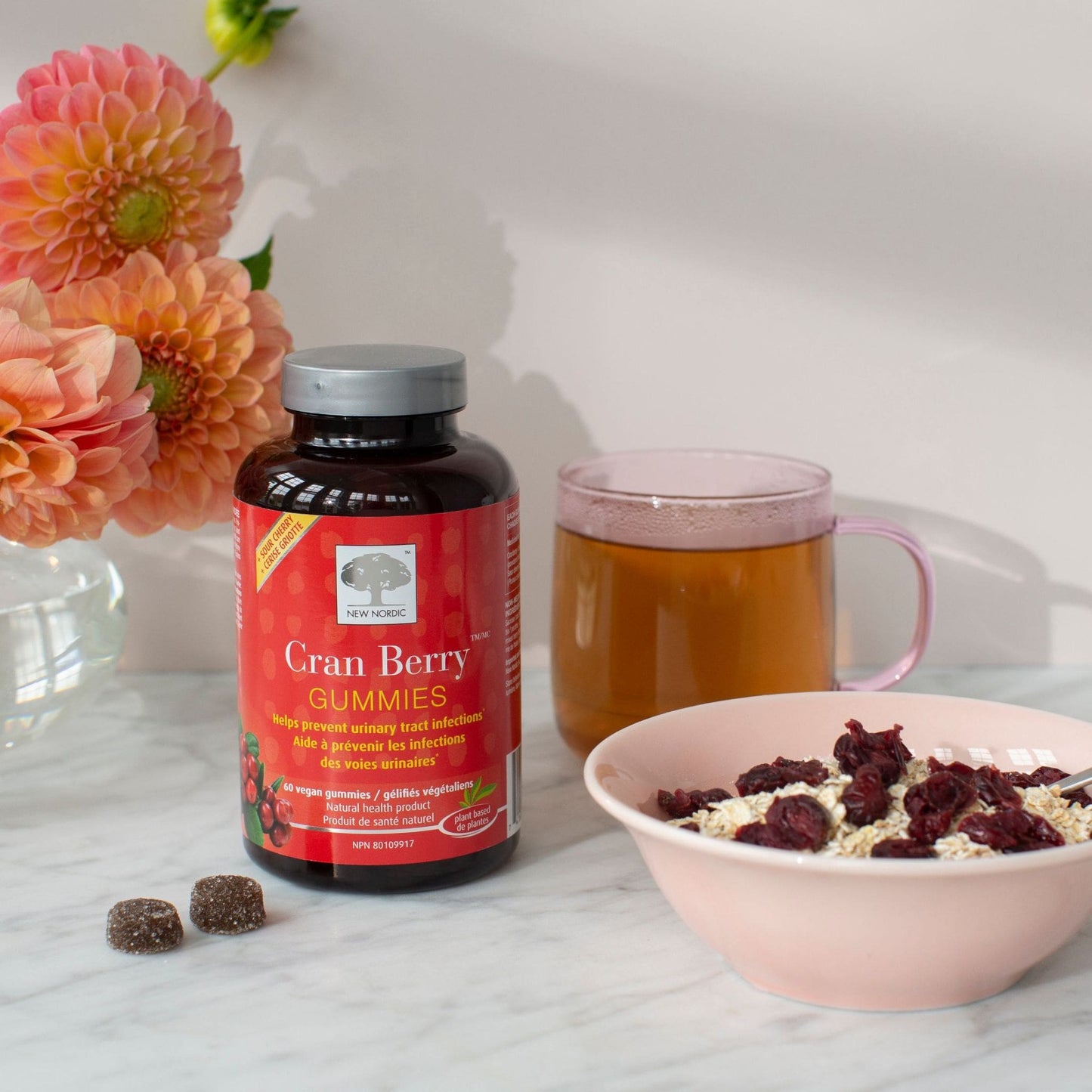 60 Vegan Gummies | New Nordic Cran Berry Gummies