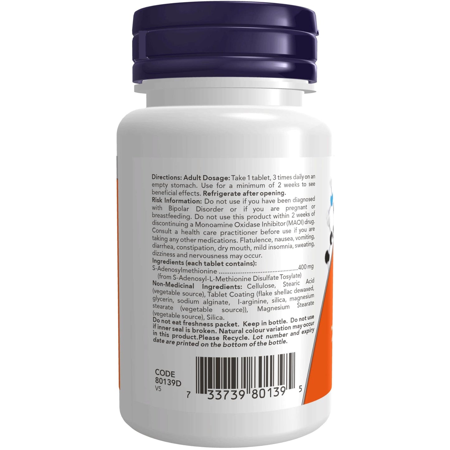 30 Tablets | NOW SAMe 400 mg