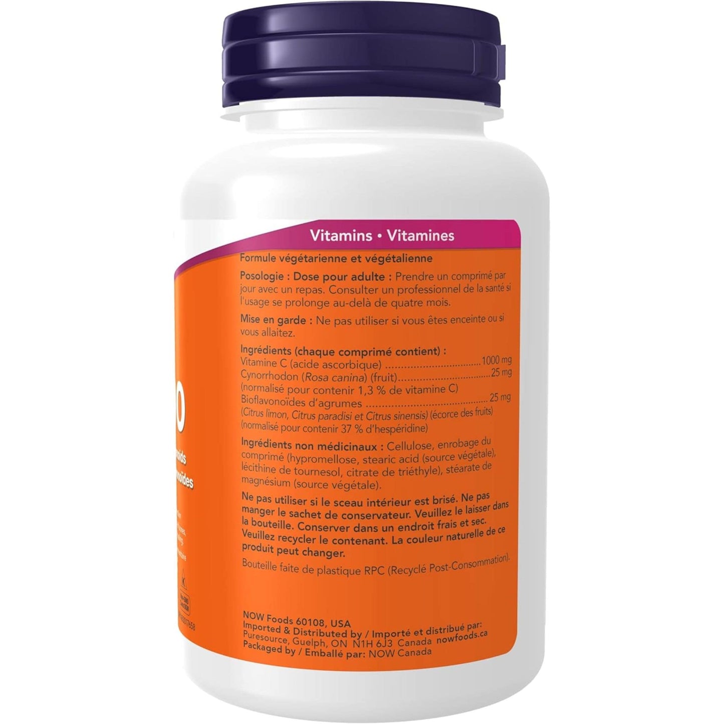 100 Tablets | NOW C-1000 with Rose Hips and Bioflavonoids