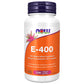 100 Softgels | Now E-400 with 100% Nautral Mixed Tocopherols