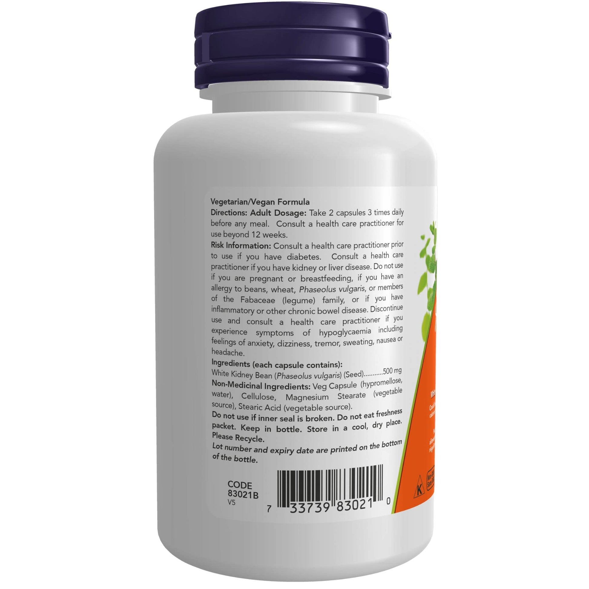 120 Vegetable Capsules | Now Phase 2 Starch Neutralizer 