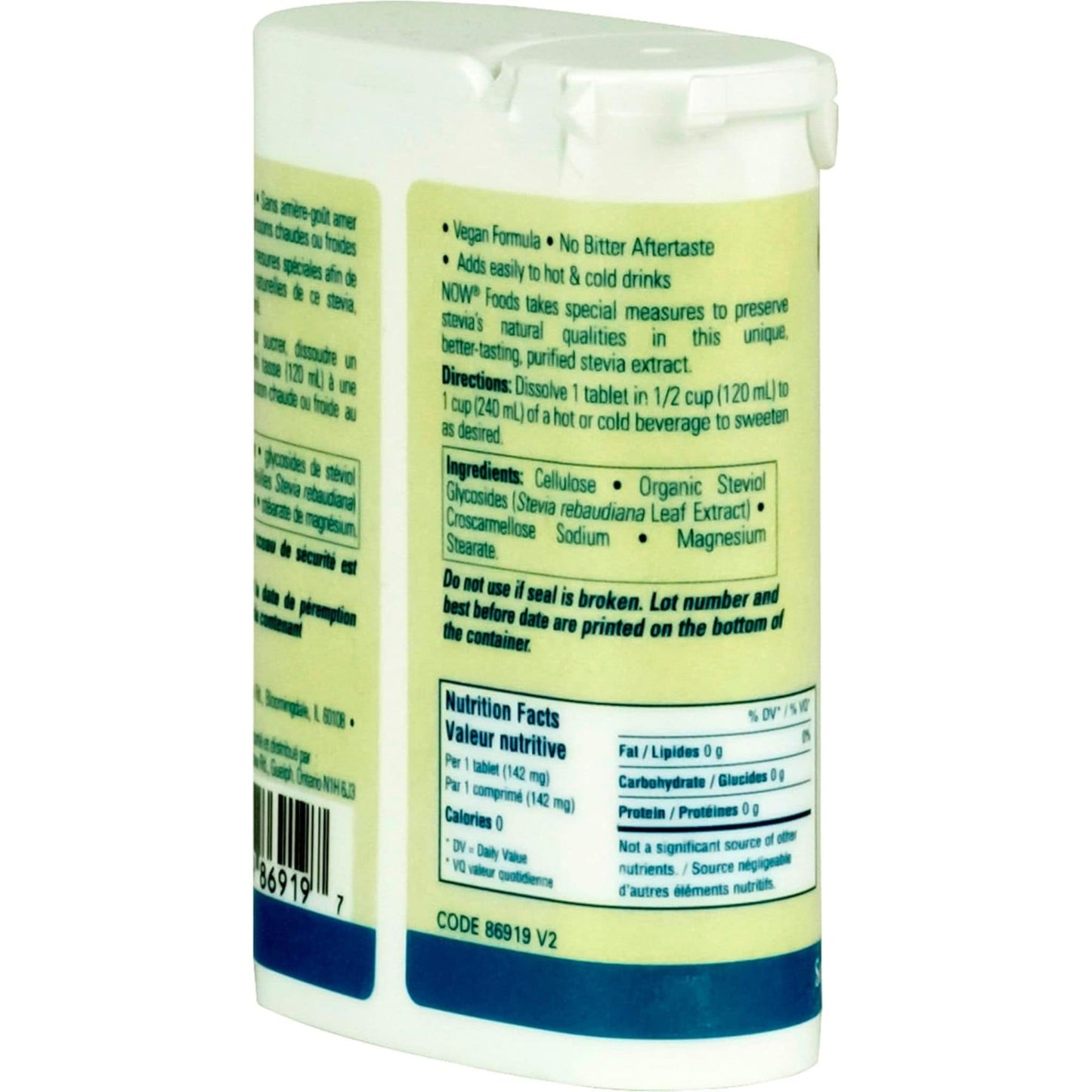 175 Tablets | NOW Better Stevia Instant Tabs, Quick Dissolving Sweetener