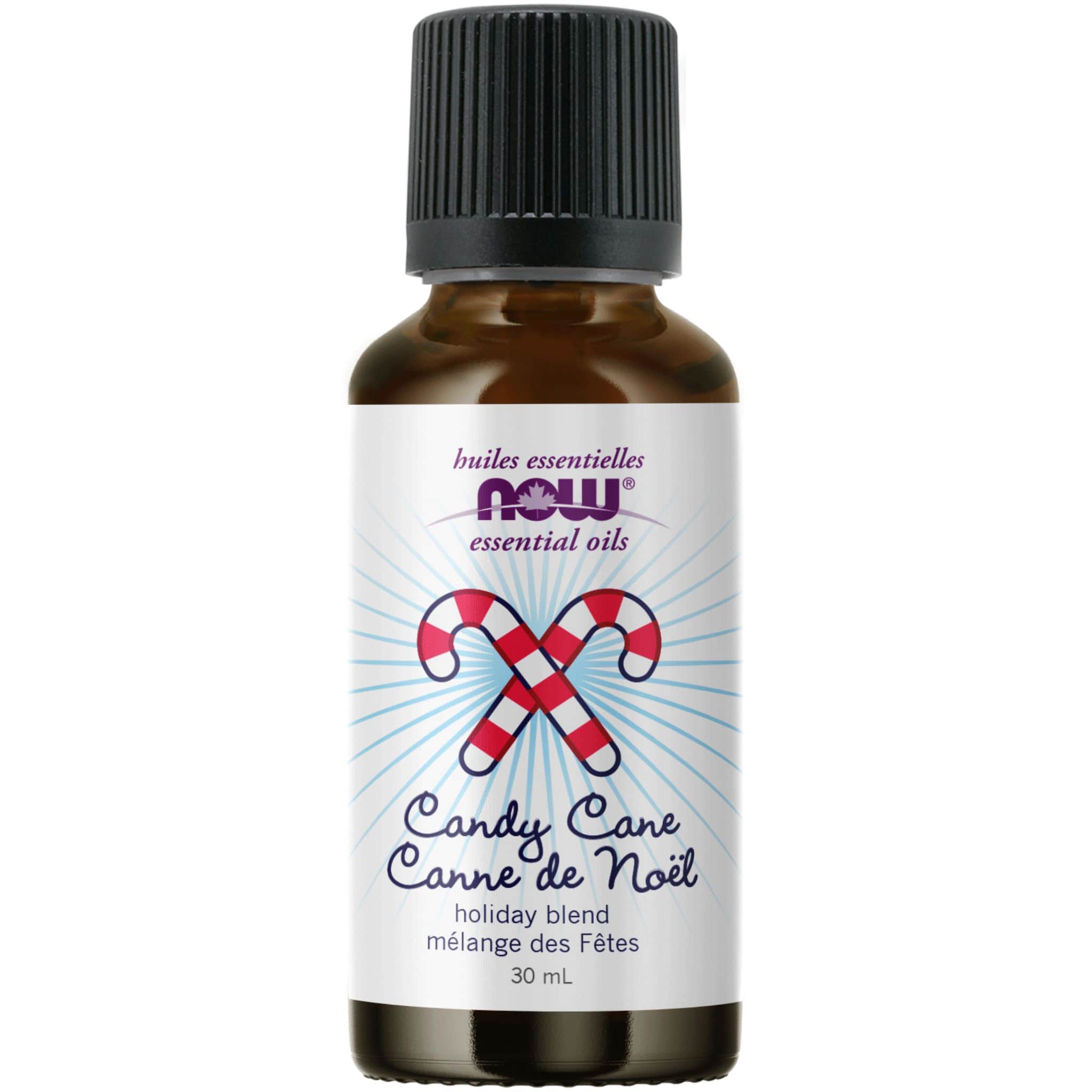 NOW Candy Cane Essential Oil Holiday Blend, 30ml