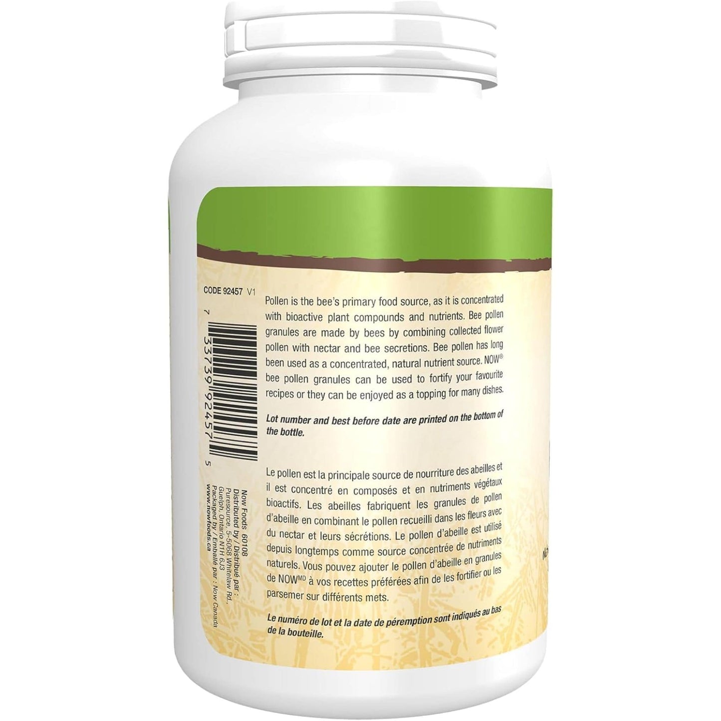 250g | NOW Real Food Bee Pollen Granules