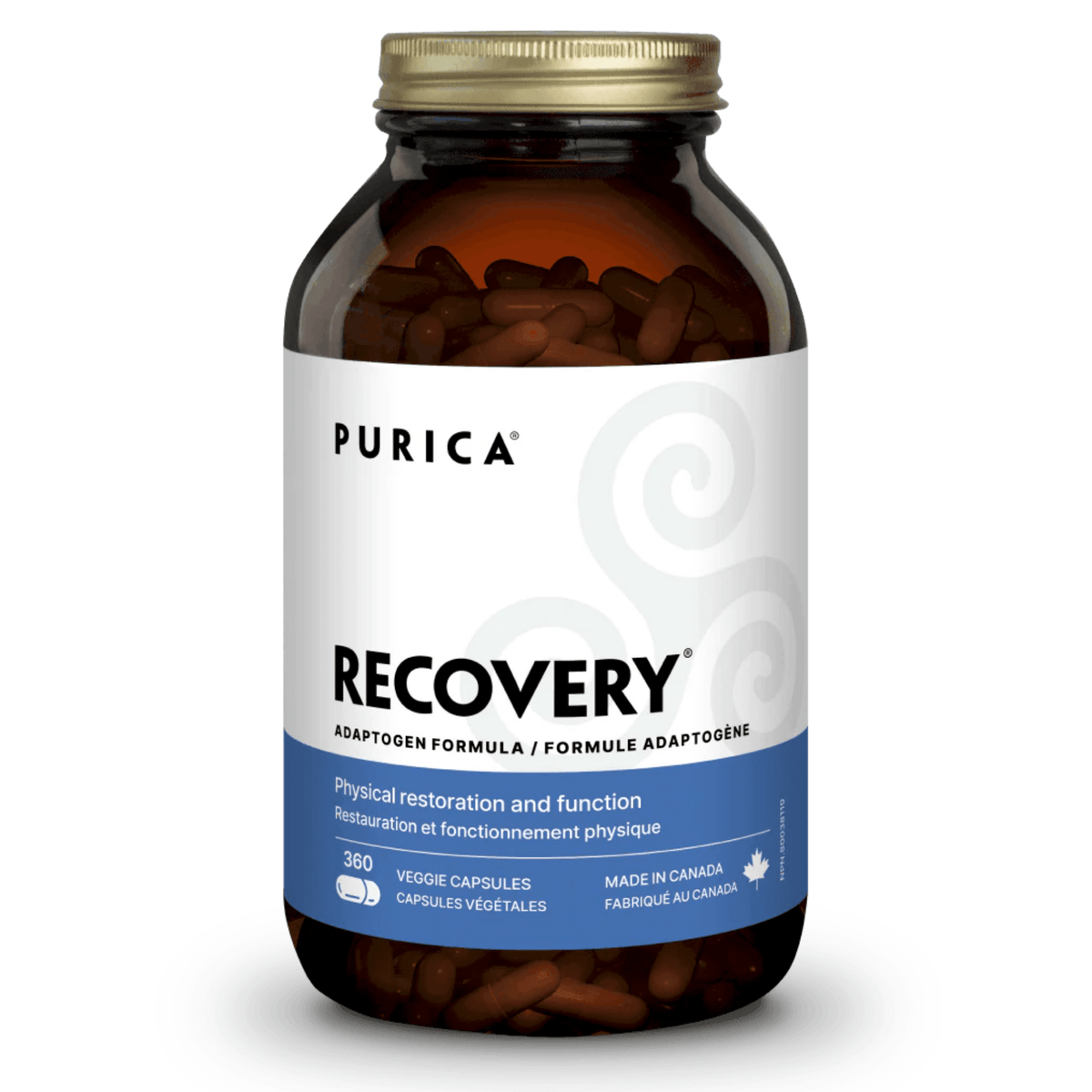 360 Vegetable Capsules | Purica Recovery Adaptogen Formula