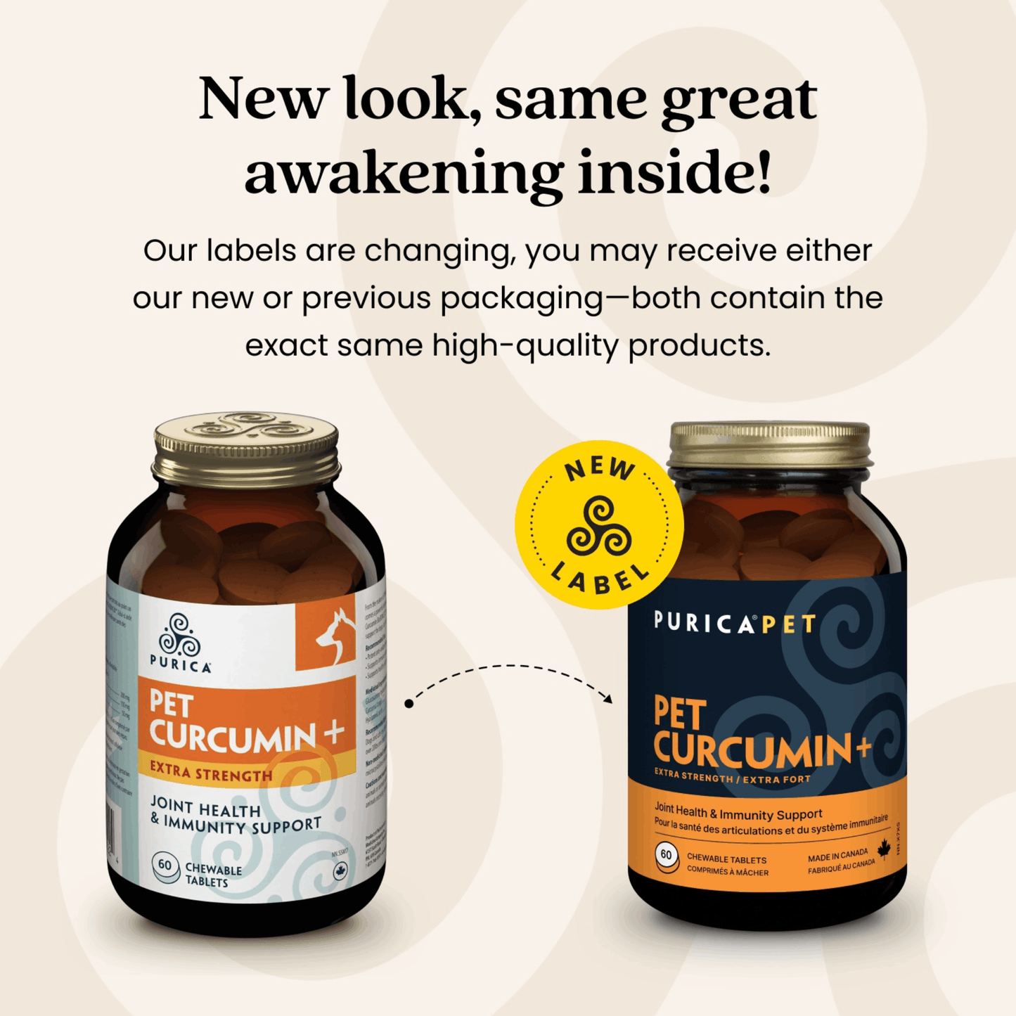 60 Chewable Tablets | Purica Pet Curcumin Plus
