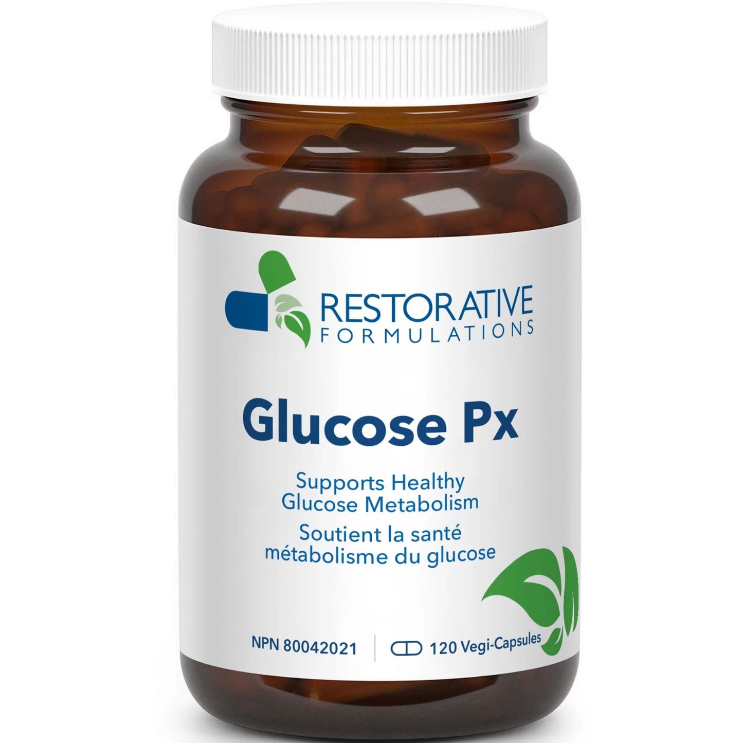 120 Vegetarian Capsules | Restorative Formulations Glucose Px