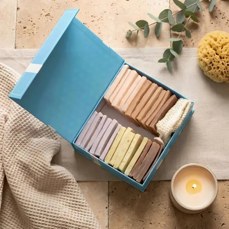 Mountain Sky Soap Slice Sampler Gift Box, 1kg
