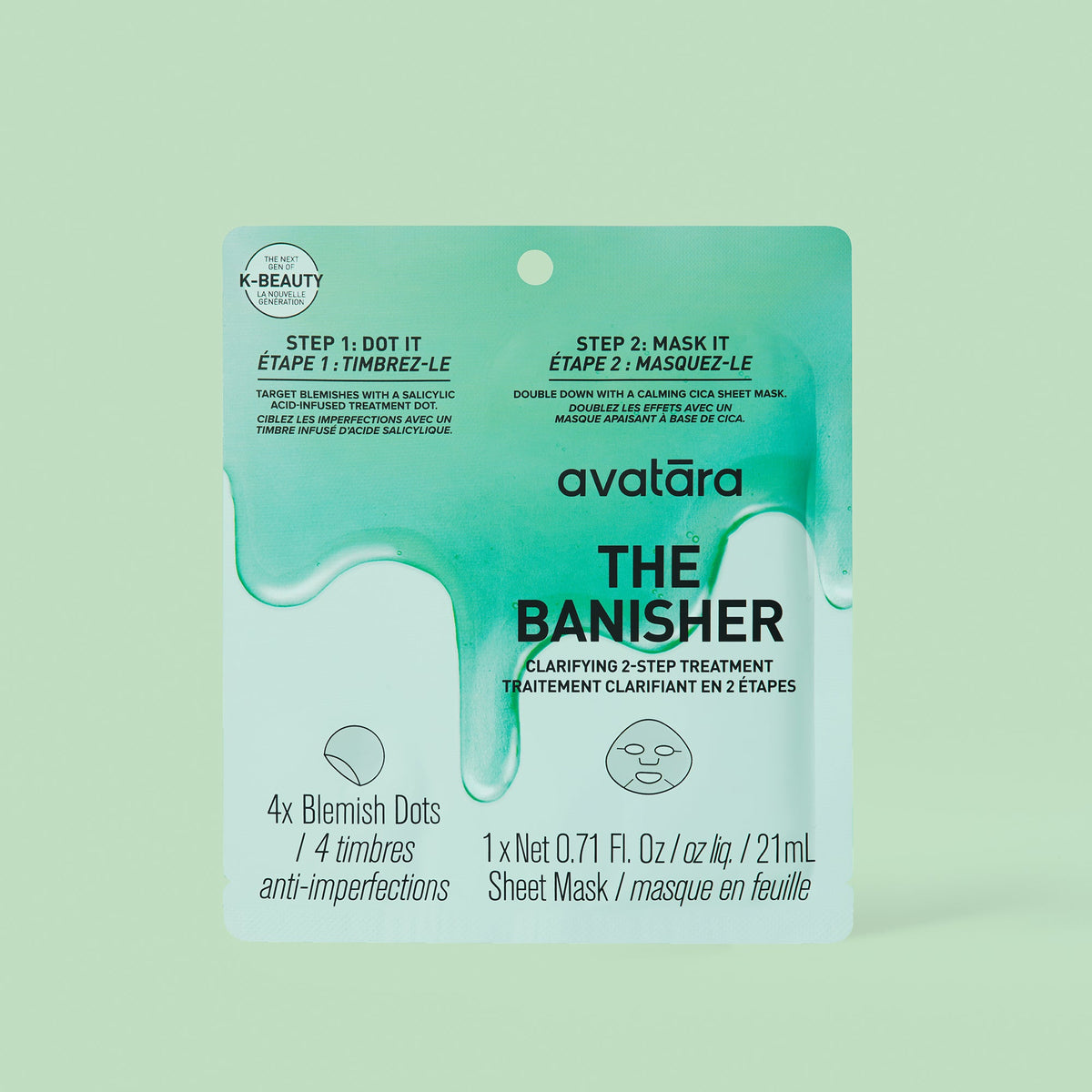 Avatara 2-Step Treatment Masks - The Banisher Clarifying