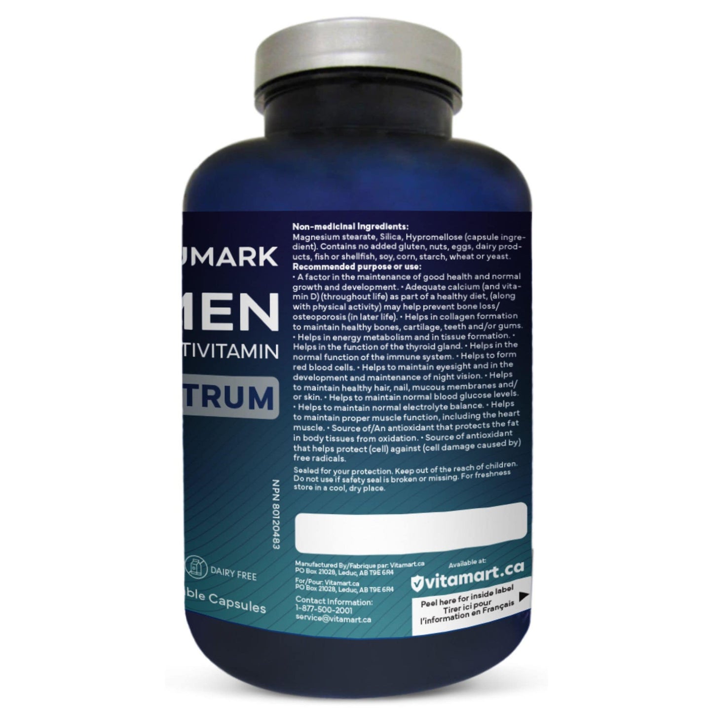 120 Vegetable Capsules | TRUMARK TRU-MEN Methylated Multivitamin Full Spectrum