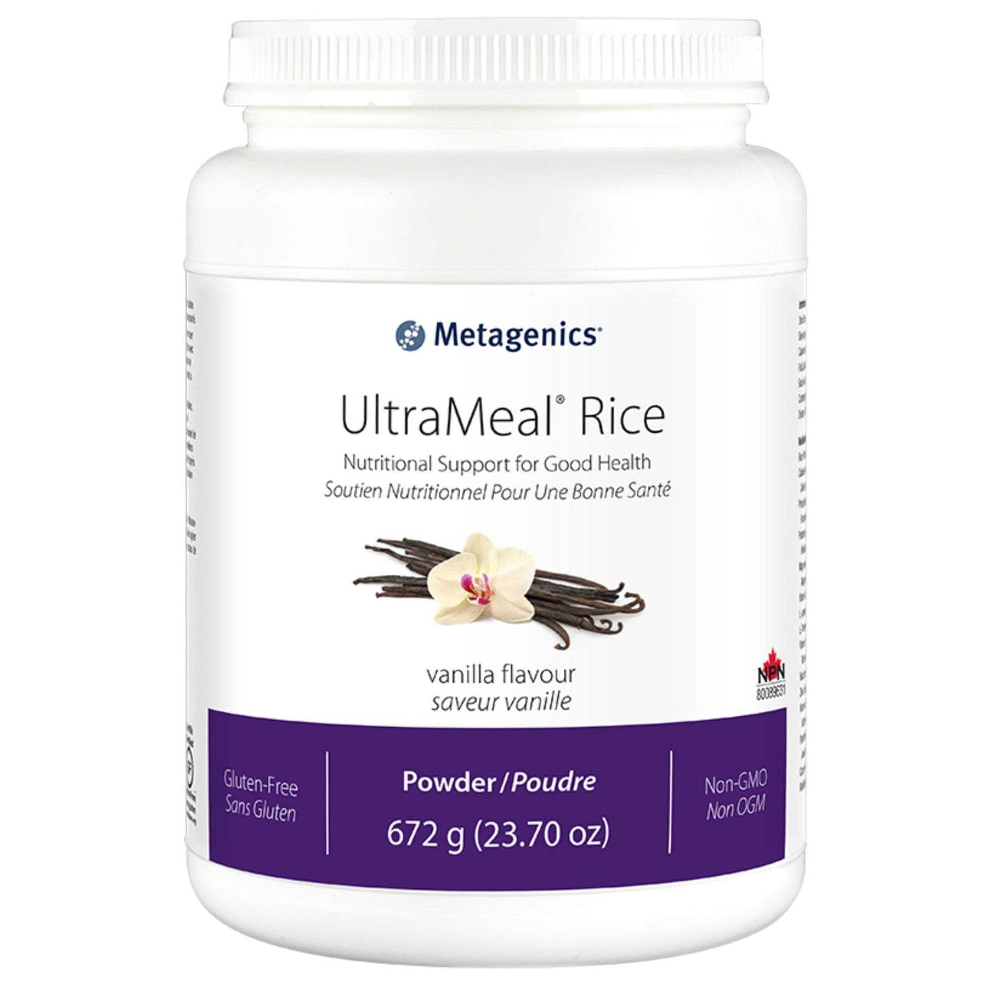 14 Servings Vanilla | Metagenics Ultrameal Rice Powder // vanilla flavour