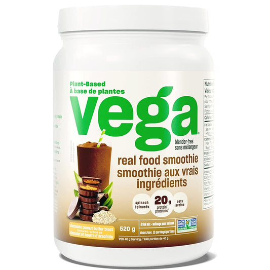 Chocolate Peanut Butter (520g) | Vega Real Food Smoothie Plant Based // Chocolate Peanut Butter flavour