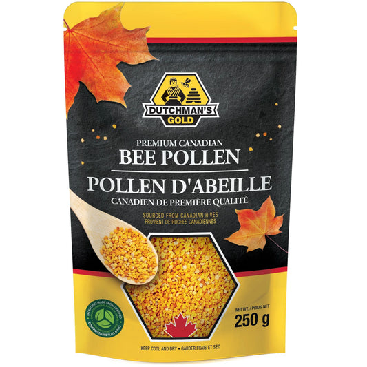 Dutchman's Gold Premium Canadian Bee Pollen Granules, 250g
