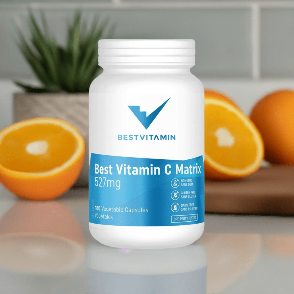 BestVitamin Best Vitamin C Matrix, Enhanced Immune Support & Optimized Absorption Vitamin C Capsules CLEARANCE 75% Off Exp 9/25 Final Sale