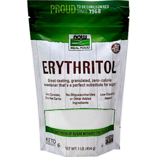 now-erythritol-454g