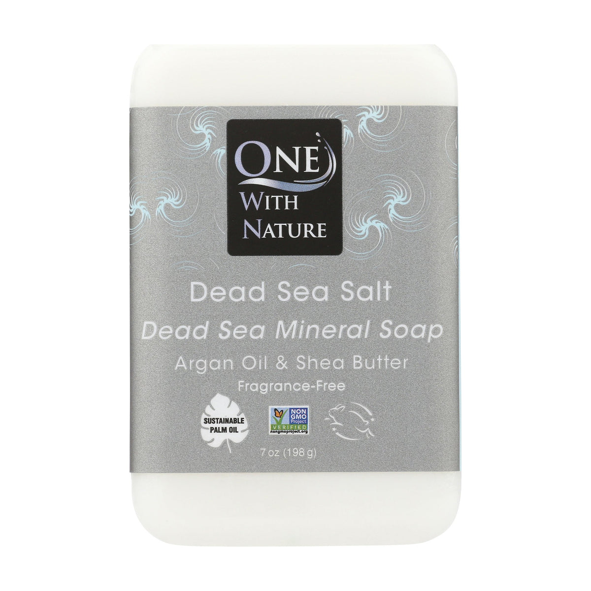 One With Nature Dead Sea Salt Mineral Bar Soap 200g