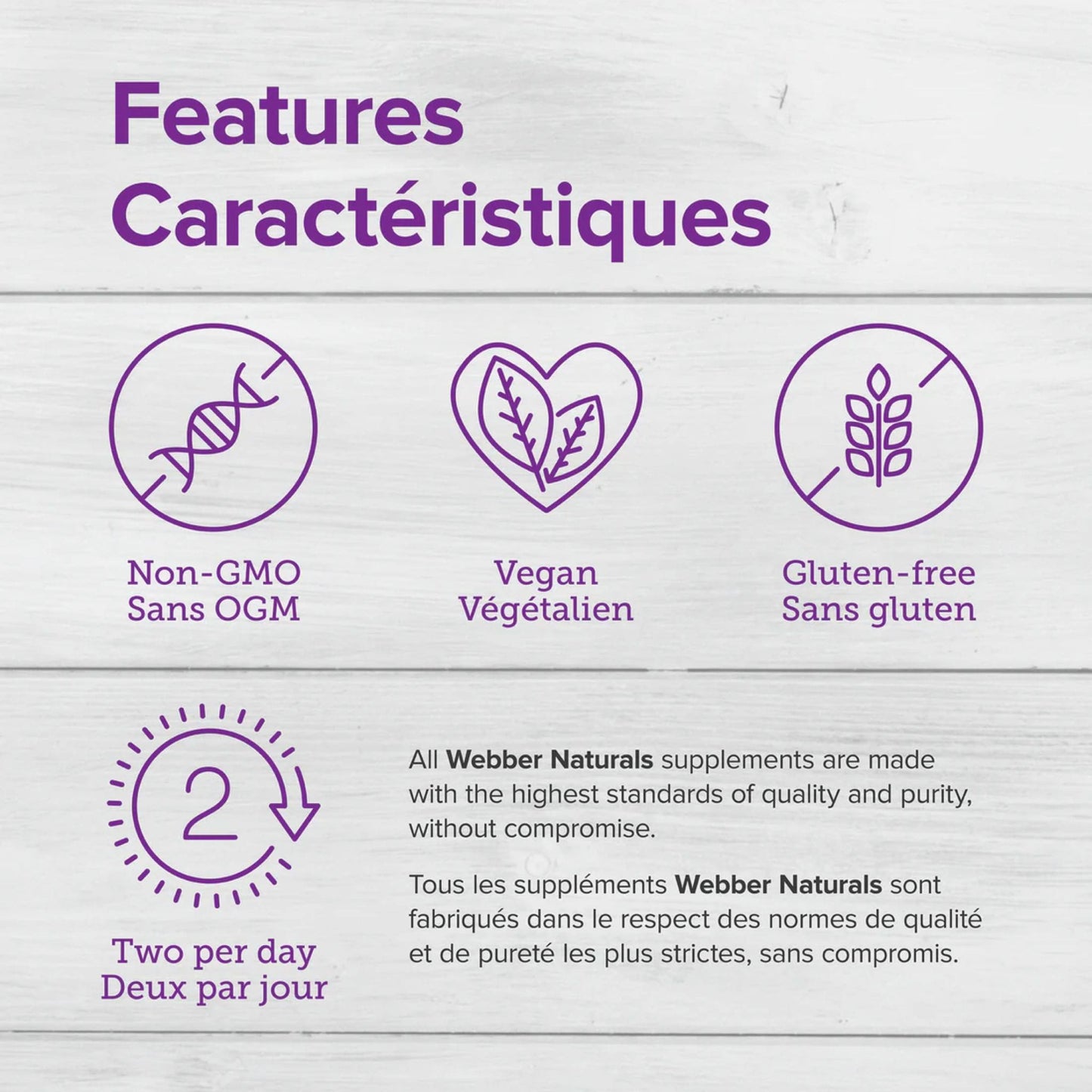 ElderBerry 60 Gummies | Webber Naturals Gummies Elderberry 1280mg with Vitamins C, D3 and Zinc // Features