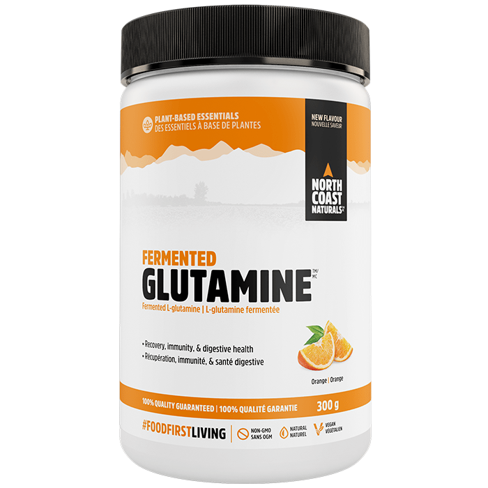 North Coast Naturals Fermented L-Glutamine Powder, 300g CLEARANCE 30% Off Expiry 7/27 Final Sale
