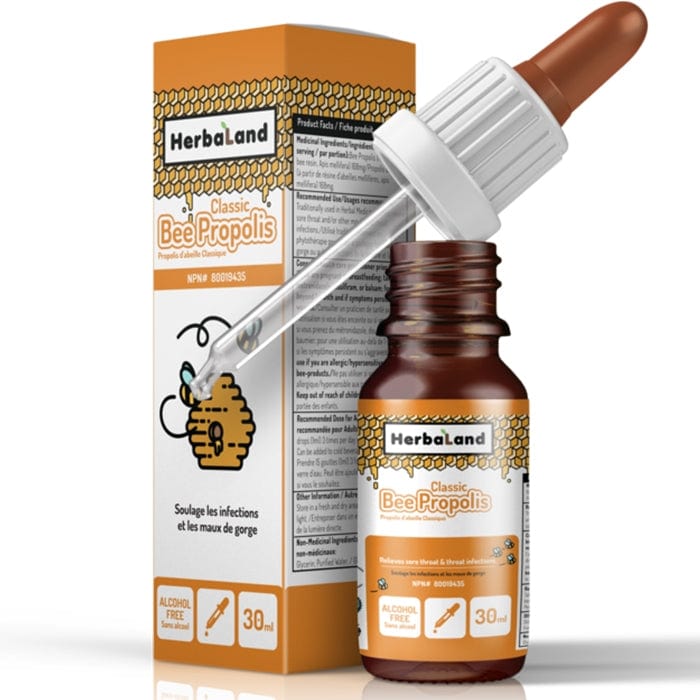 Herbaland Classic Bee Propolis Drops, 30mL