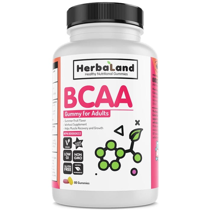 Herbaland BCAA Gummies, 80 Gummies