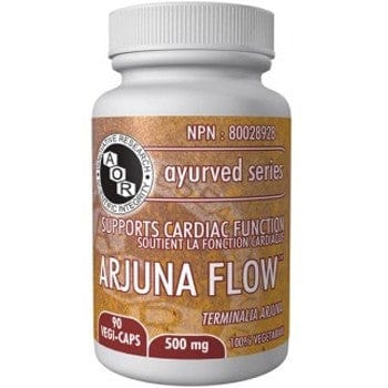 AOR Arjuna Flow, 500mg, 90 Vegi-Capsules