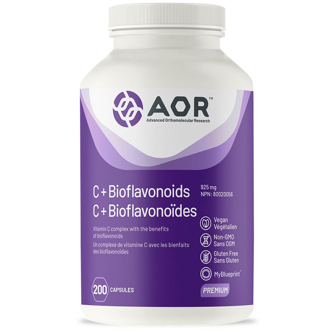 AOR C + Bioflavonoids Vitamin C Complex, 925mg