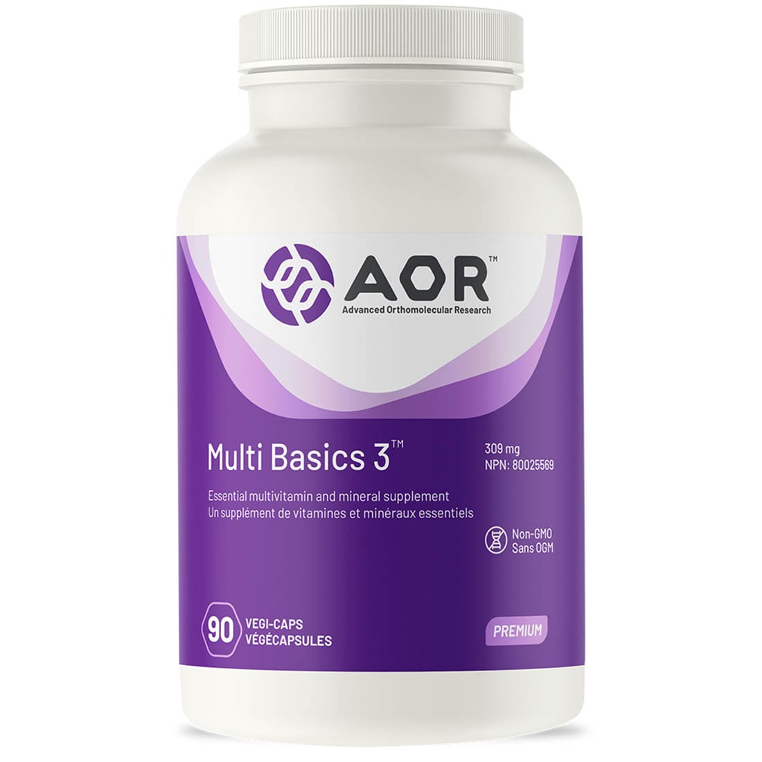 AOR Multi Basics 3 Multivitamin, Essential Nutrients in Superior Forms