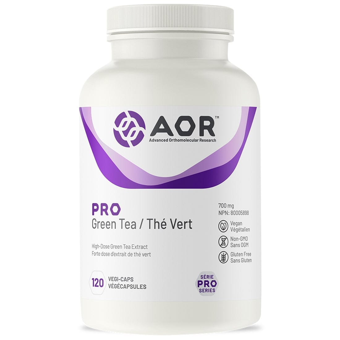 AOR Pro Green Tea, 120 Capsules