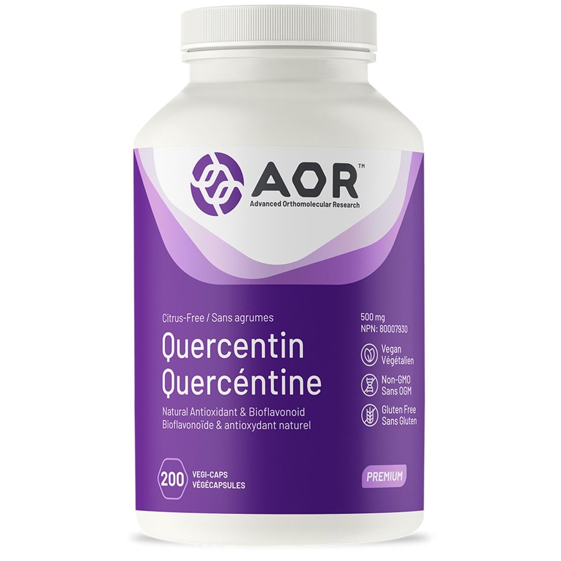 AOR Quercetin, 500mg