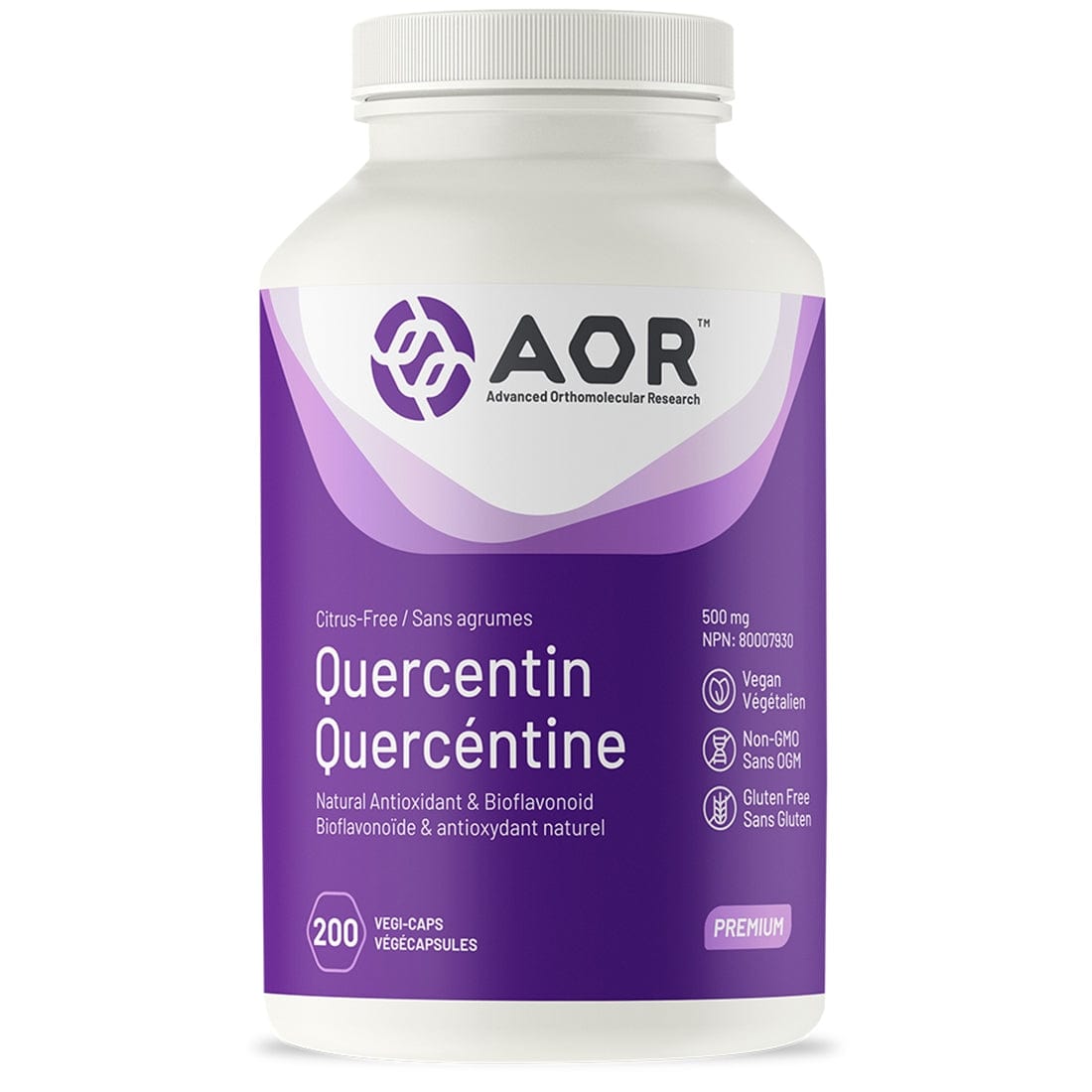 AOR Quercetin, 500mg