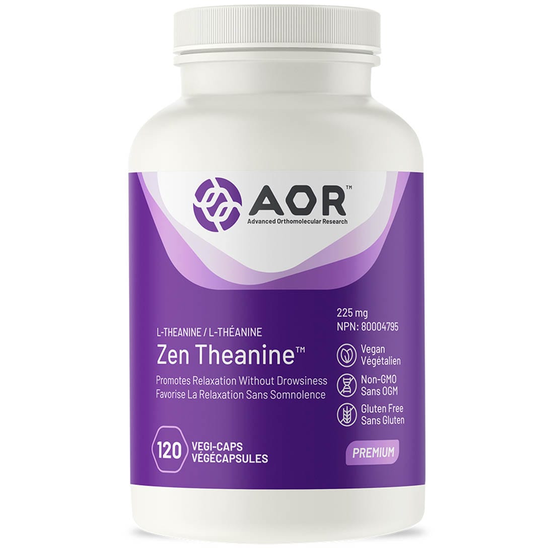AOR Zen Theanine 225mg L-Theanine