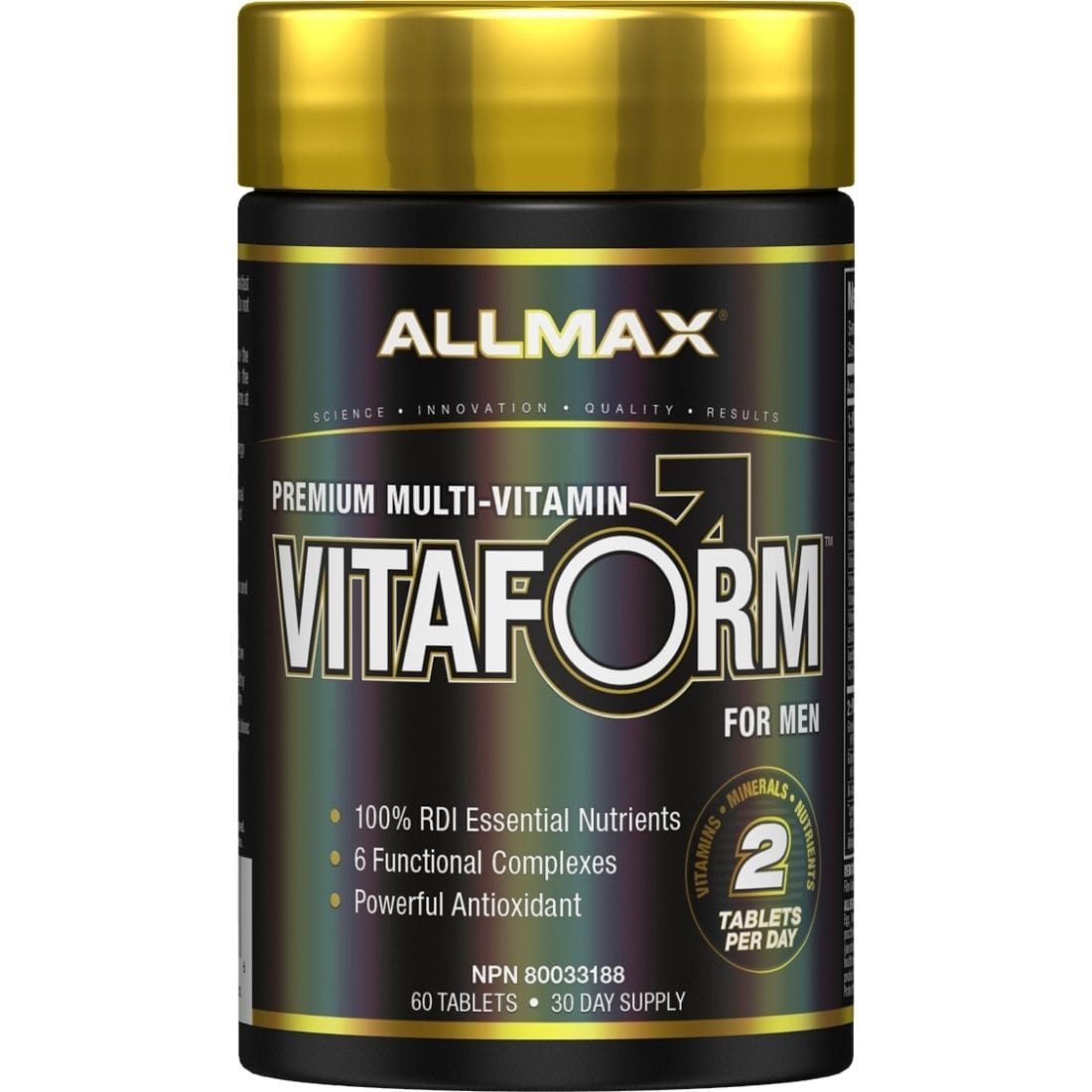 Allmax Vitaform, Men's Multi-vitamin, 60 Tablets
