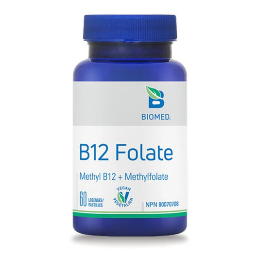 Biomed B12 Folate, 60 Lozenges
