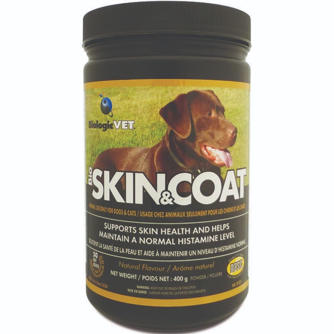 BiologicVet BioSKIN & COAT, Natural Antihistamine Formula For Dogs & Cats