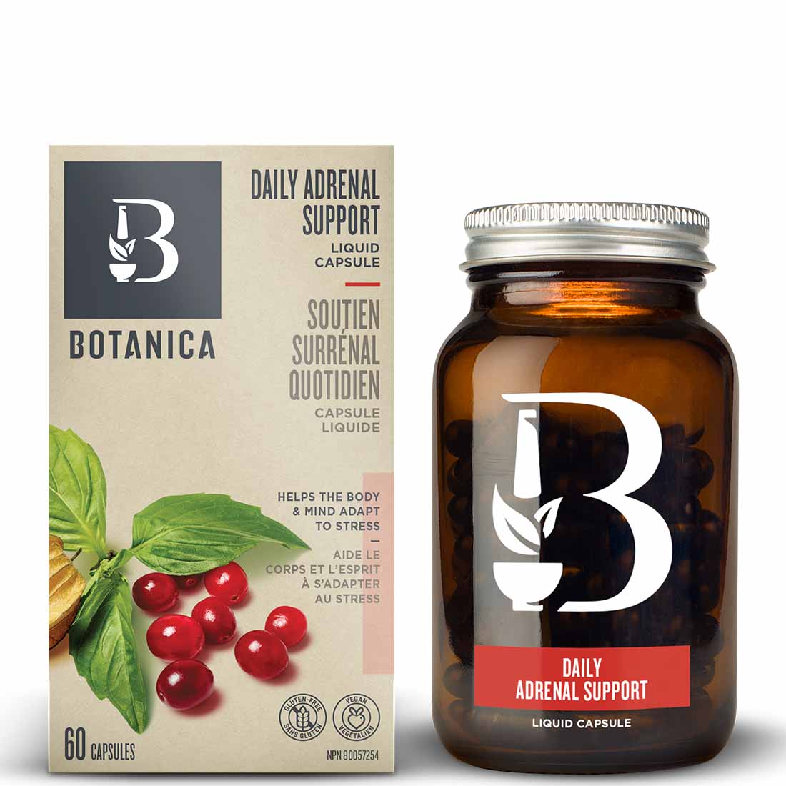 Botanica Adrenal Support, 60 Liquid Phytocaps