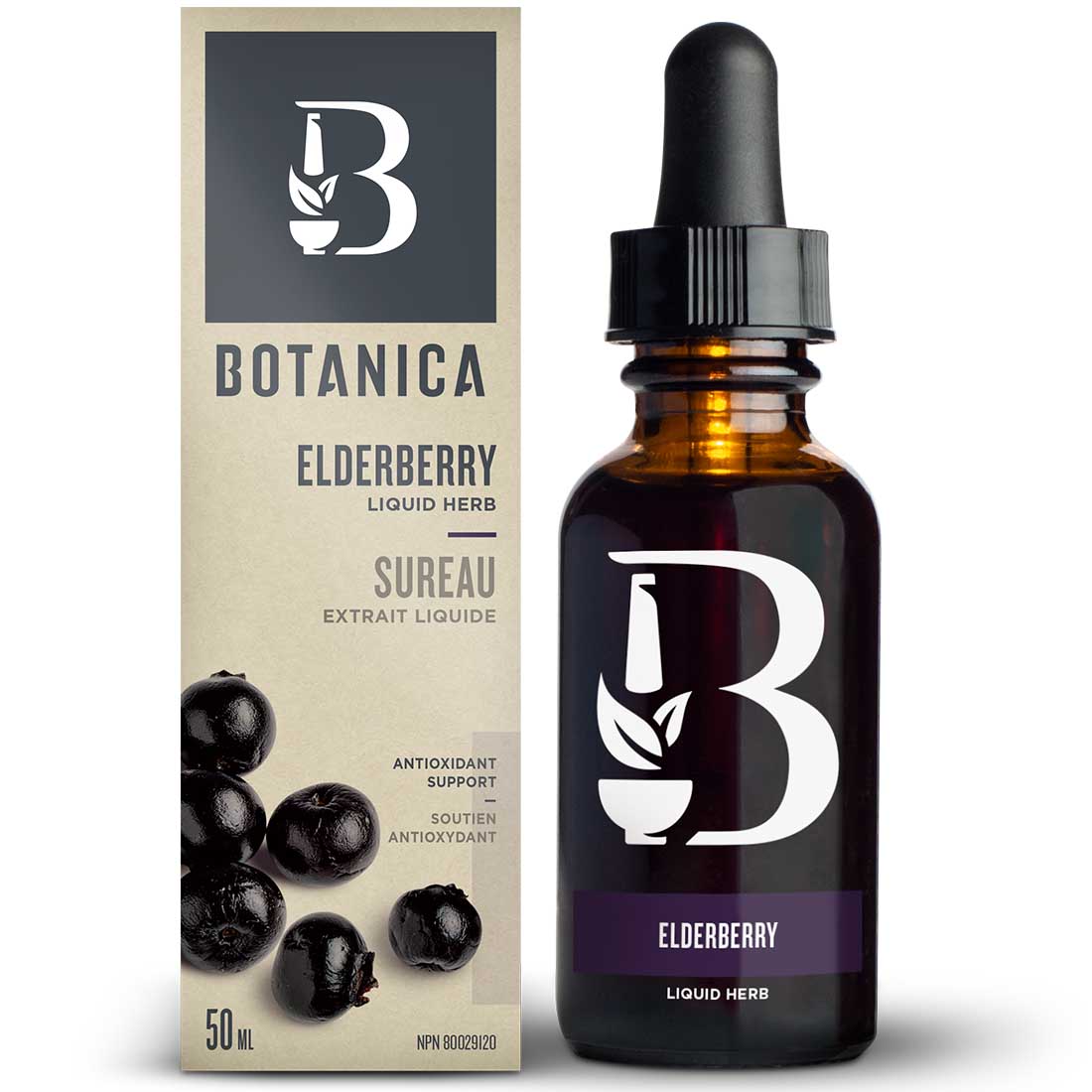 Botanica Elderberry Anti-Viral Supports Respiratory Function, 50ml