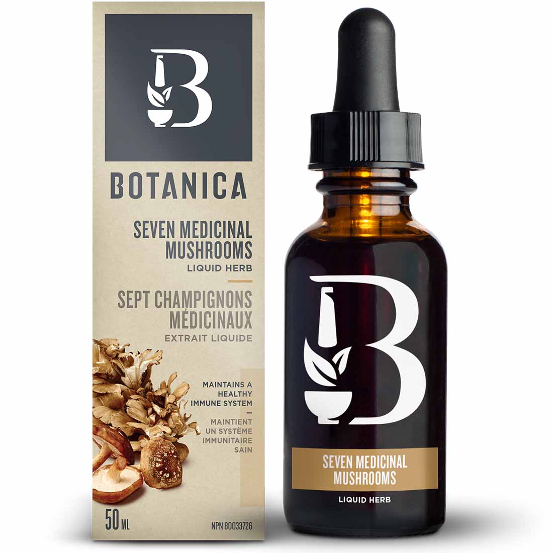 Botanica Seven Medicinal Mushrooms, 50ml