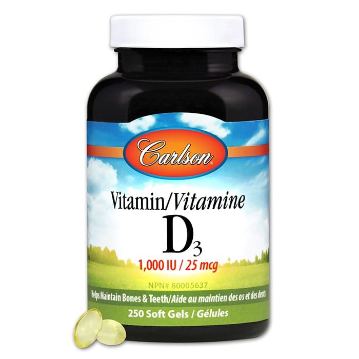 Carlson Vitamin D3 1000IU