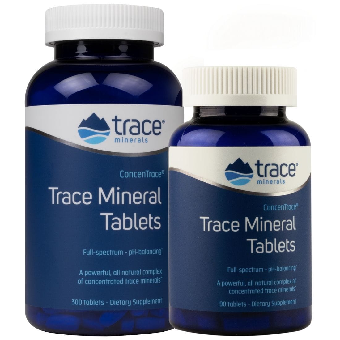 Trace Minerals Trace Mineral Tablets, Full Spectrum, pH Balancing, 90 Tablets