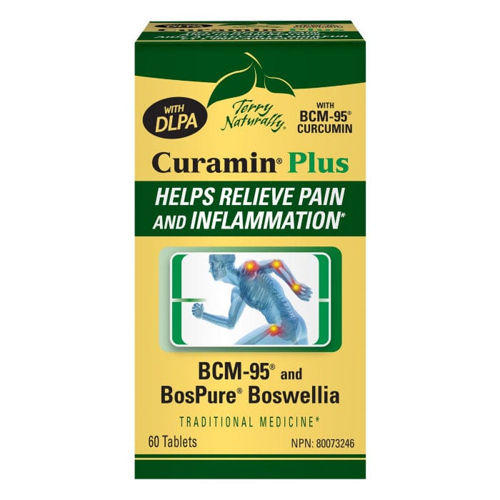 Terry Naturally Curamin PLUS with DLPA (Kosher), 60 Capsules