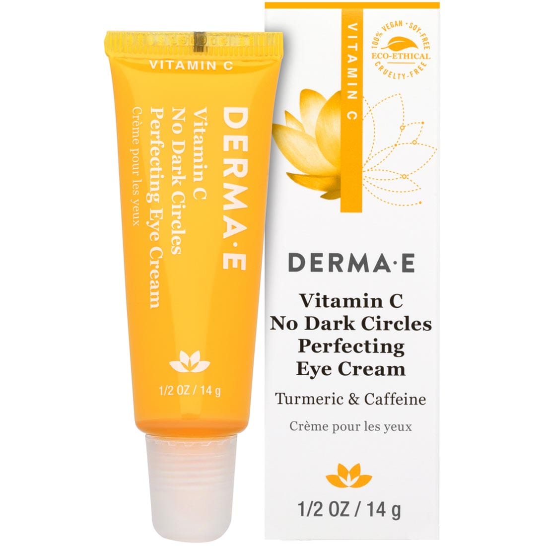 Derma E Vitamin C No Dark Circles Perfecting Eye Cream (Formerly Dark Circle Reducing Eye Cream), 14g