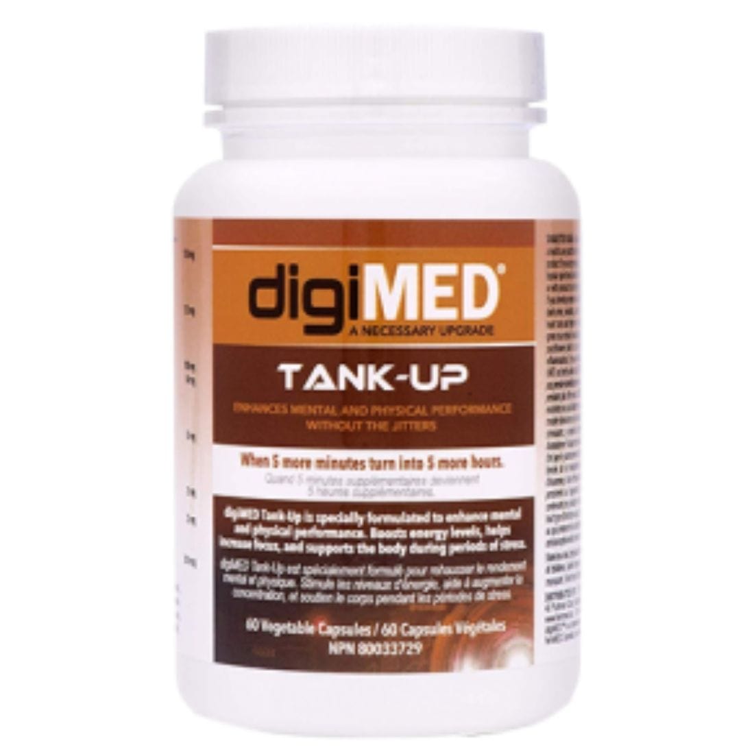 DigiMed TankUp, 60 Vegetable Capsules