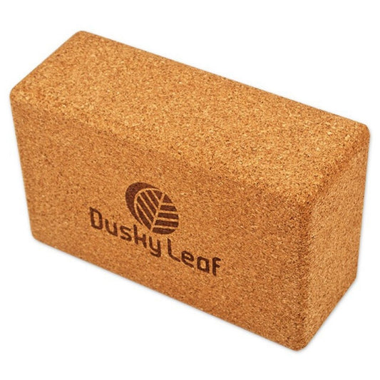 Dusky Leaf Cork Yoga Block, Clearance 40% Off, Final Sale